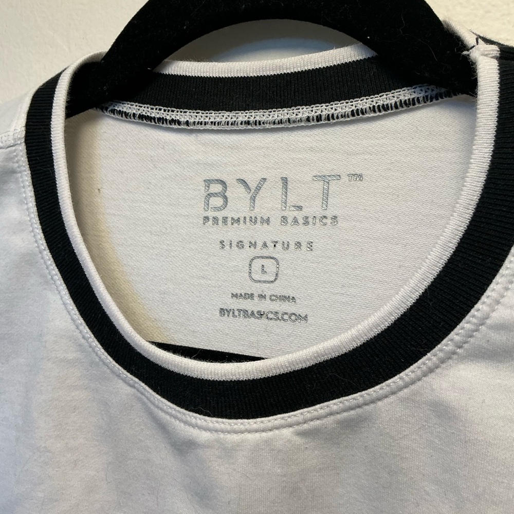 BYLT Basics Striped Ringer Tee - Picture 3 of 3